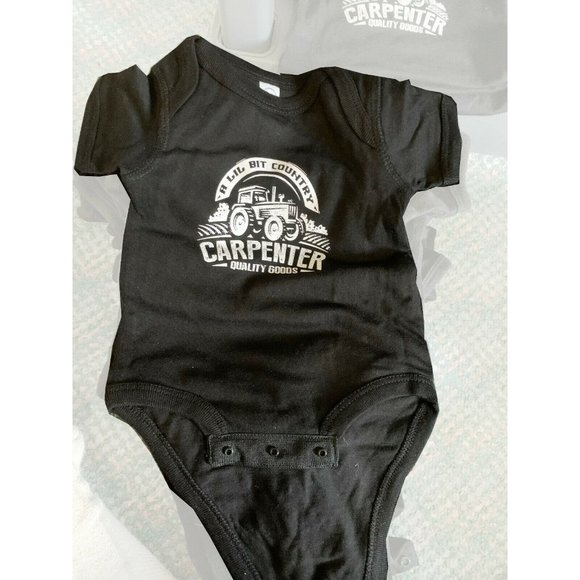 'LIL' BIT COUNTRY - Baby One Piece w snap closure Infant Creeper - Picture 2 of 2